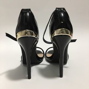 GORGEOUS strappy black heels — New in box!